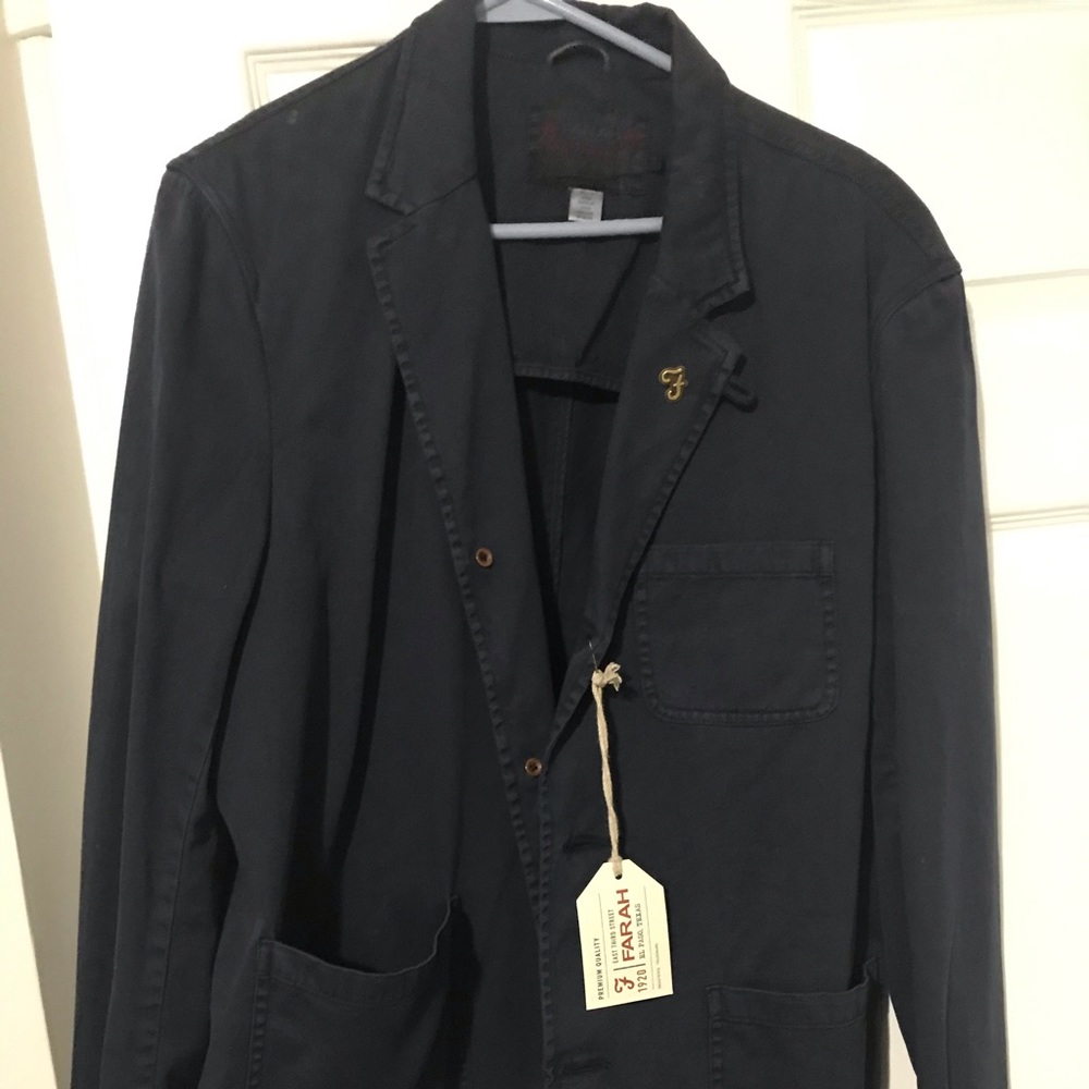 Farah 1920 men’s Dunham long sleeve blazer